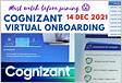 First Day at Cognizant Cognizant Virtual Onboarding Proces